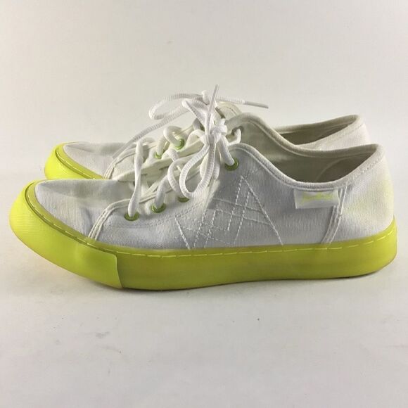 Zodiac Ella womens casual shoes lace up sneakers white yellow size 9 - Picture 3 of 8
